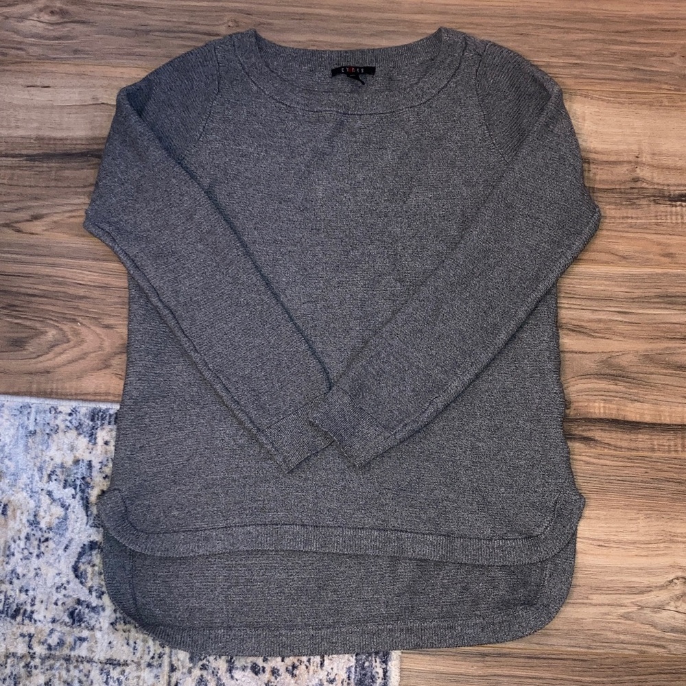 #109. Cyrus Women's Charcoal Crew Neck Sweater